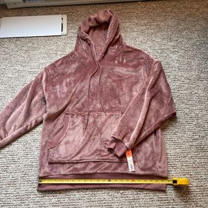 🆕 Colsie hooded sweatshirt velour like NWT